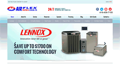 Desktop Screenshot of airflexltd.com